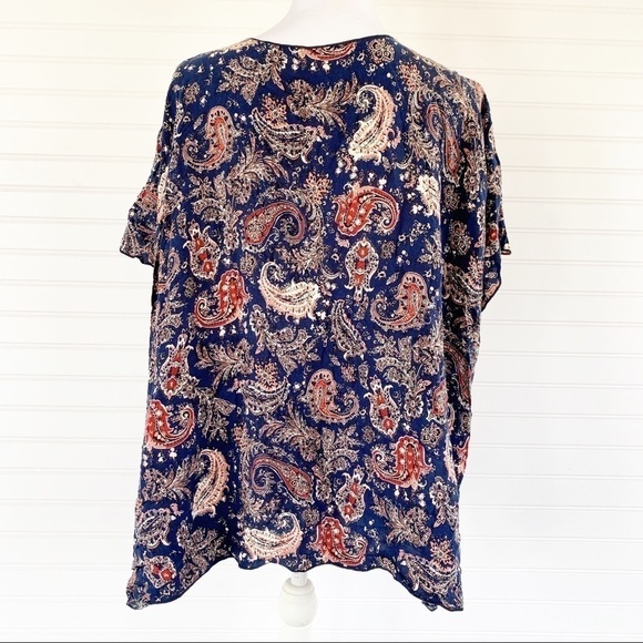 Paisley Floral Kimono Cardigan by January 7 - Picture 7 of 9